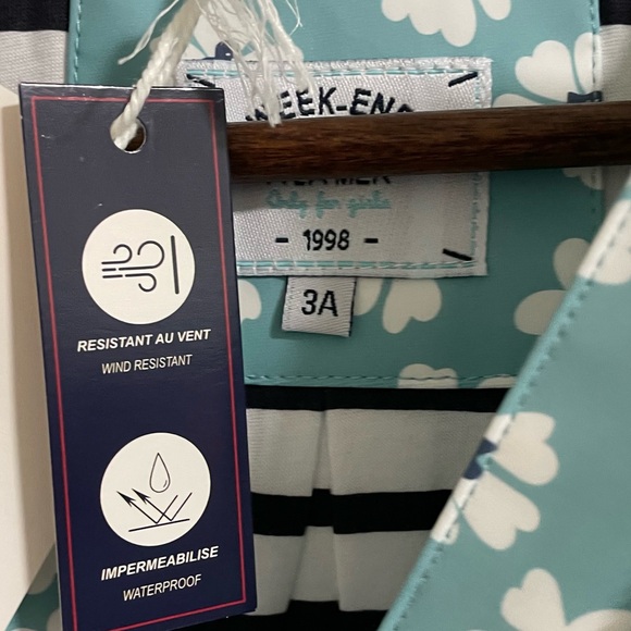 Week-end à la Mer Teal Floral Jacket - Picture 3 of 8